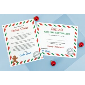 Santa's Nice List Certificate & Letter