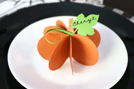 Pumpkin Place Cards