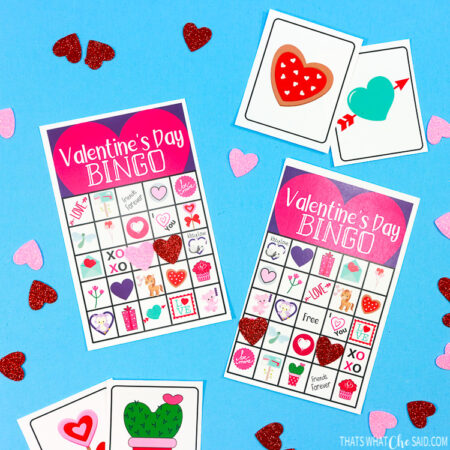 Printable Valentine's Day Bingo Cards