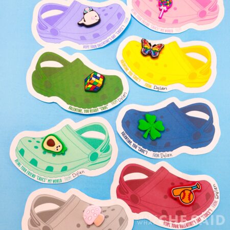 Crocs Valentine Printable