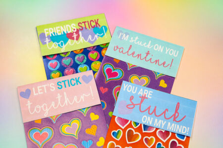 Valentine Sticker Sheet Toppers