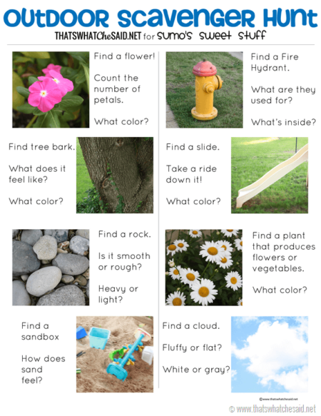 Outdoor Scavenger Hunt